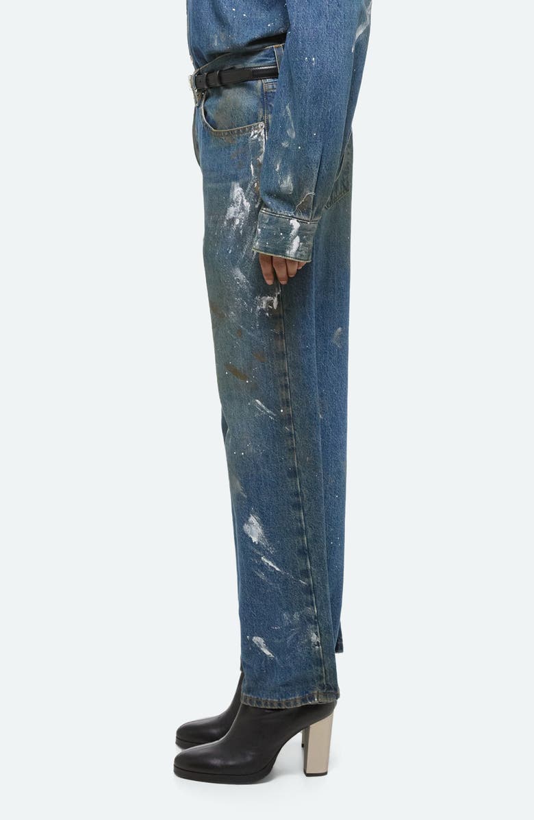 Helmut Lang Ankle Wide Leg Jeans, Alternate, color, 
