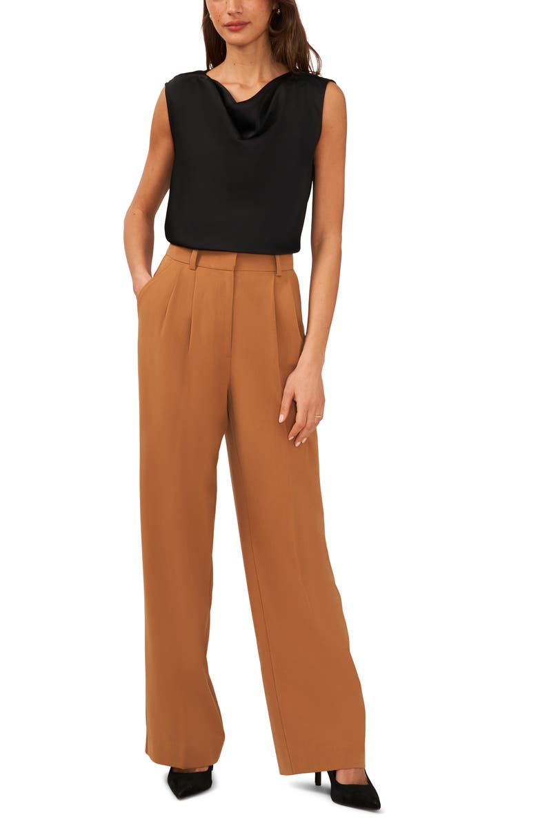 Halogen<sup>®</sup> Cowl Neck Sleeveless Top, Alternate, color,