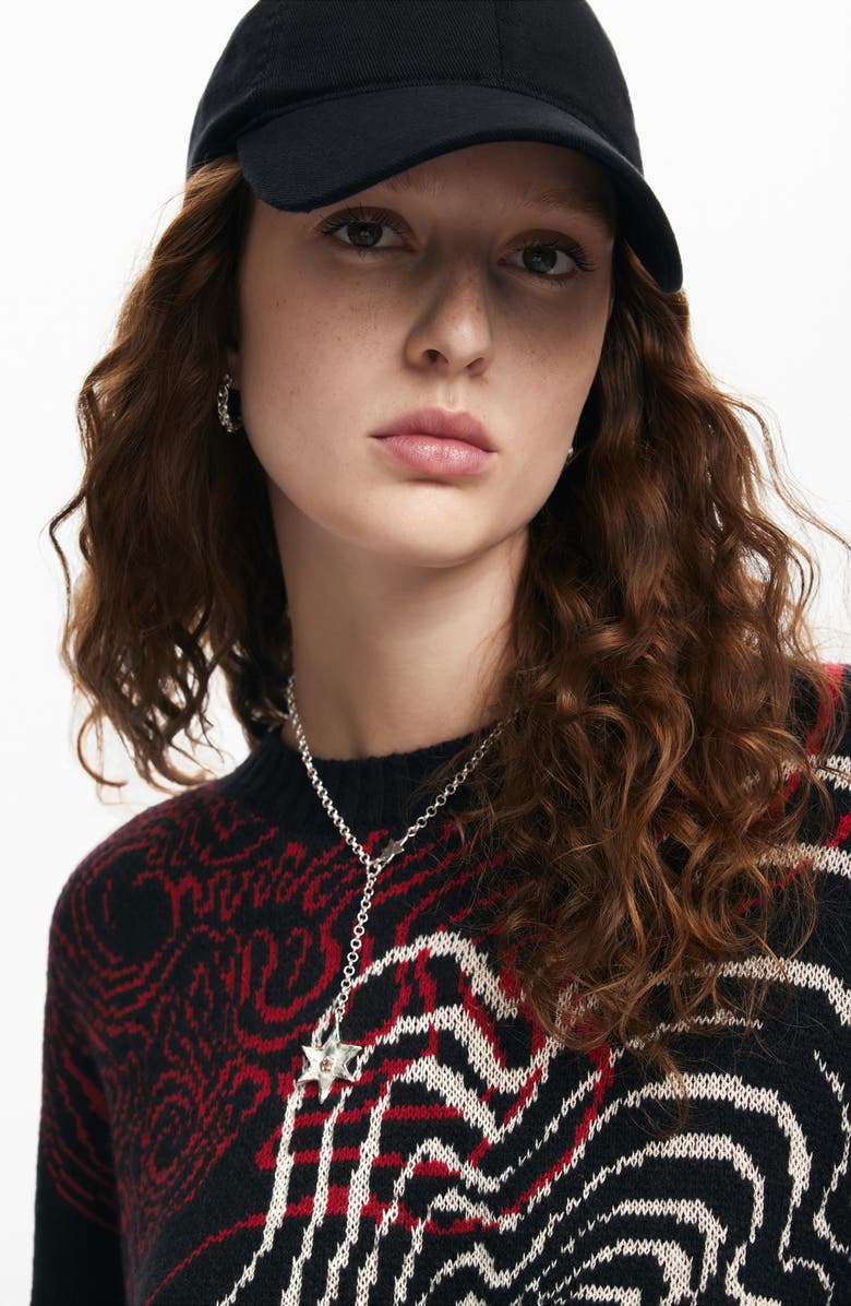 Desigual Toulouse Lacroix Crewneck Graphic Sweater, Alternate, color, 