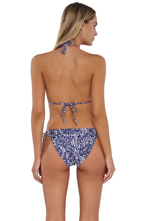 Sunsets Laney Triangle Bikini Swimsuit Top In Marina