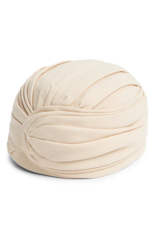 Valentino Garavani Virgin Wool Head Wrap In Latte
