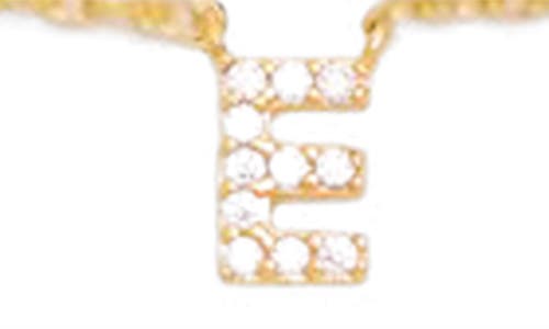 Petit Moments Call Me By Your Name Initial Pendant Necklace In Gold - E