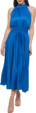 Marina Pleated Midi Dress