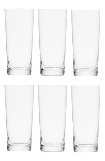 Schott Zwiesel Basic Bar Set Of 6 Soft Drink Glasses In Transparent
