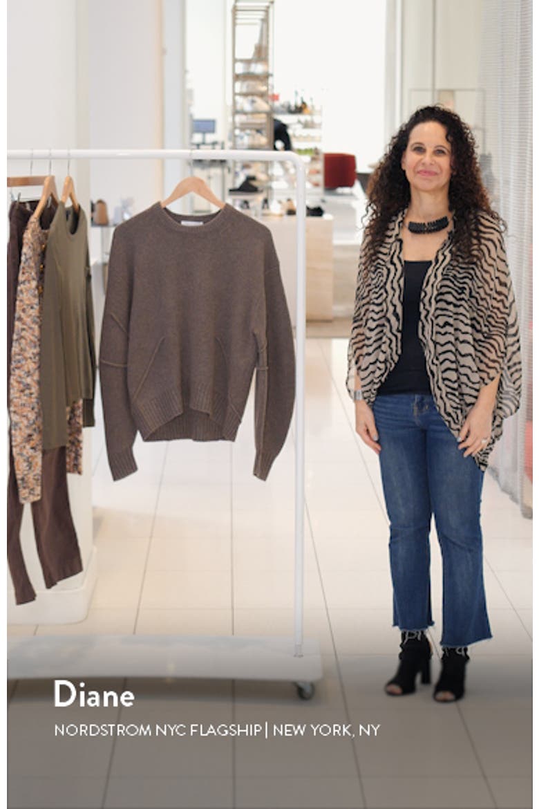 Apex Wool & Cashmere Crewneck Sweater video