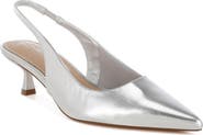LONDON RAG Pentas Kitten Heel Slingback Pump
