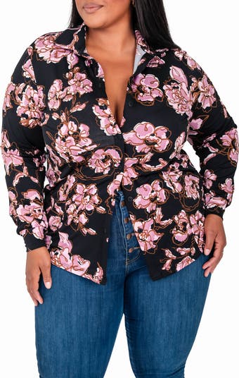 Kinsley │ Fringe Suede Button-Up Blouse