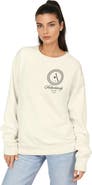 AKALIA Heather Graphic Crewneck Sweatshirt