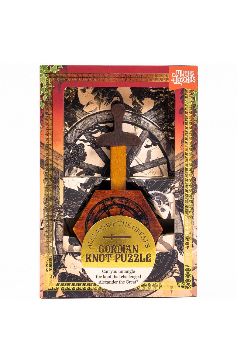 Professor Puzzle Alexander the Great's Gordian Knot Wooden Brainteaser Puzzle, Main, color, Multicolored