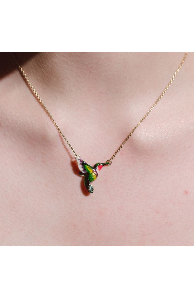 Bill Skinner Studio Hummingbird Pendant, Alternate, color, Hummingbird