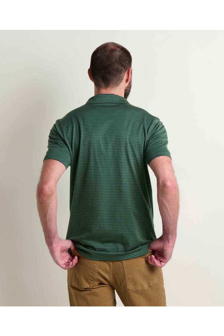 Tempo Short Sleeve Polo, Alternate, color, Cilantro Pattern