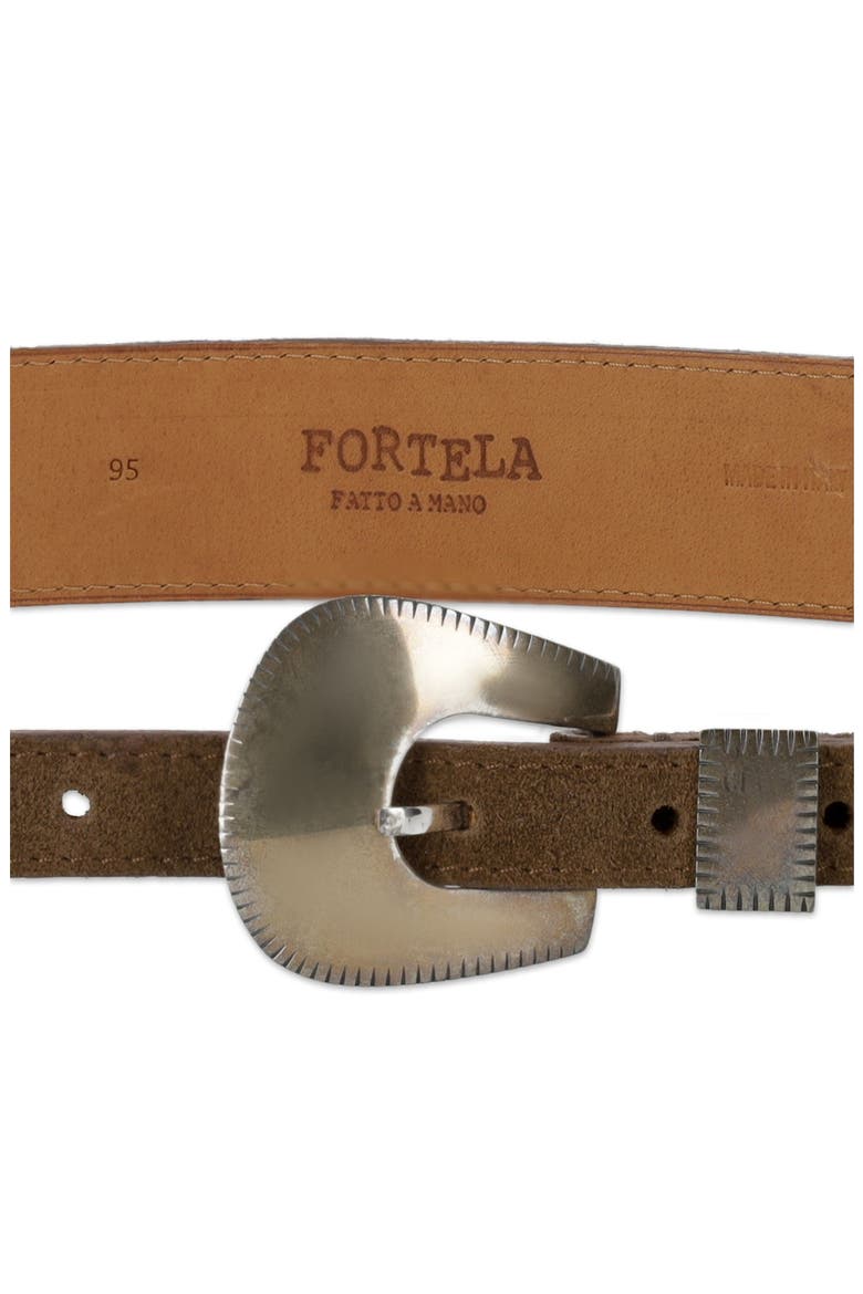 Alabama Suede Leather Belt, Alternate, color, Camel