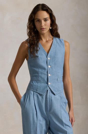 Polo Ralph Lauren Chambray Vest Nordstrom