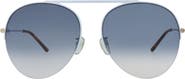 Gucci 61mm Aviator Sunglasses