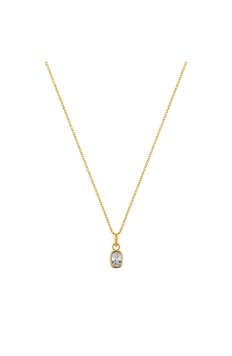 LaBante London Enigma Sterling Silver Necklace, Main, color, Gold