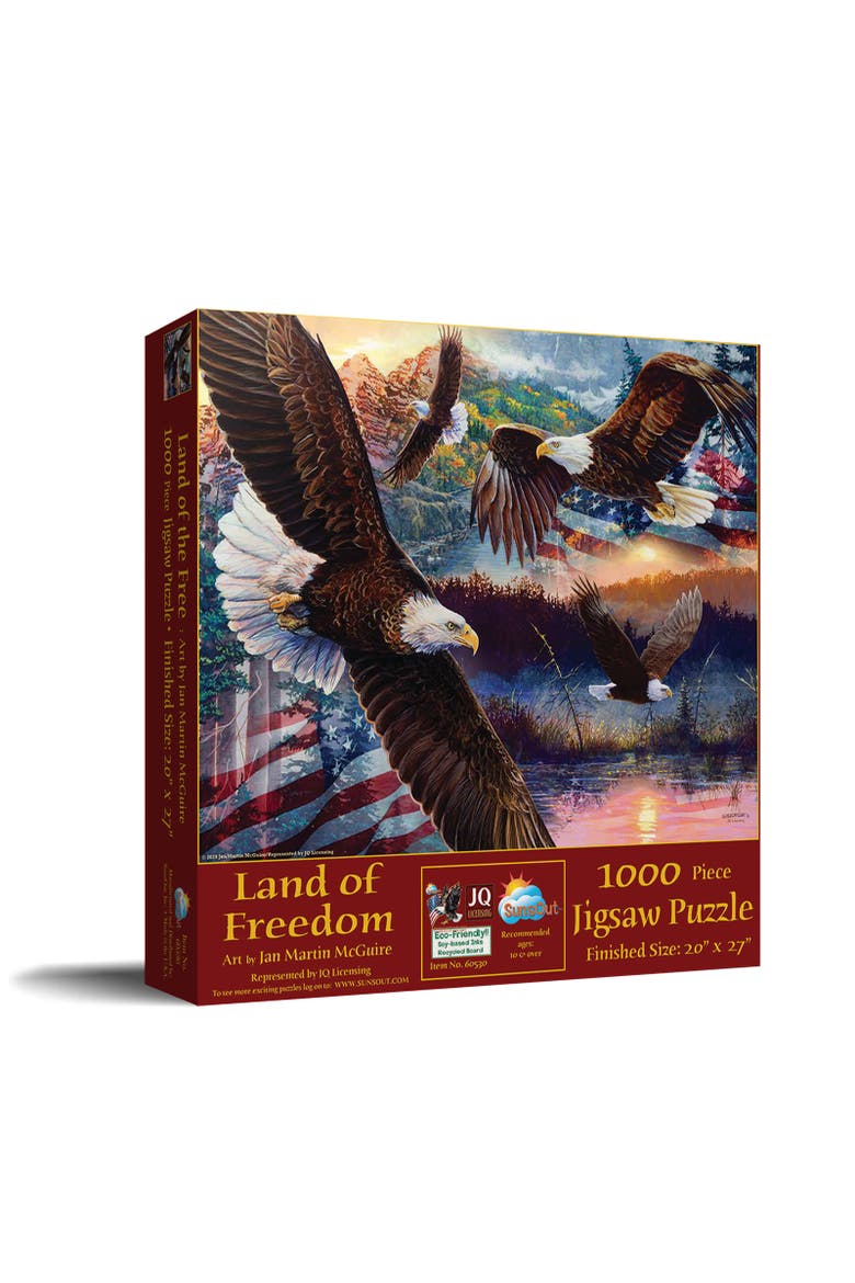 Land of Freedom 1000 piece Jigsaw Puzzle for Adults, Main, color, Multicolor