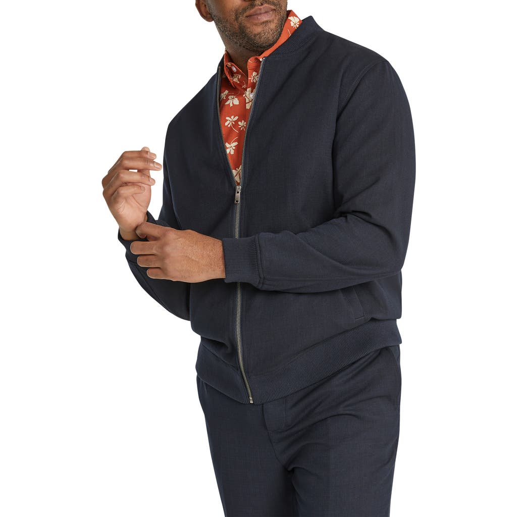 Johnny Bigg Davis Smart Bomber Jacket In Navy