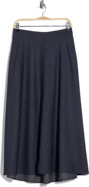 MAX STUDIO Topstitched A-Line Maxi Skirt