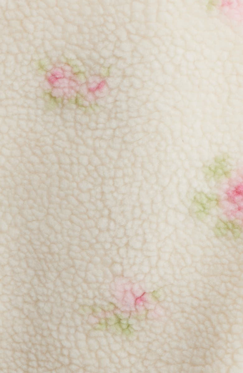 HAPPY CAMP3R Sienna Flower Fleece Jacket, Alternate, color, Cream