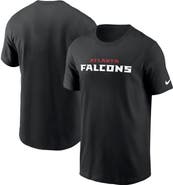 Nike Men's Nike Black Atlanta Falcons Team Wordmark Essential T-Shirt