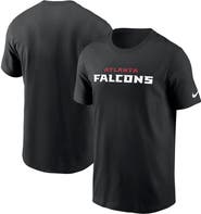 Nike Men's Nike Black Atlanta Falcons Team Wordmark Essential T-Shirt