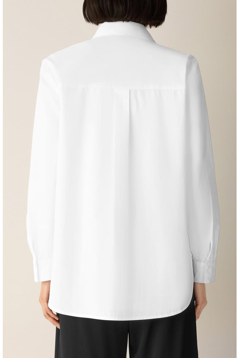 Organic Cotton Long Shirt, Alternate, color, WHITE