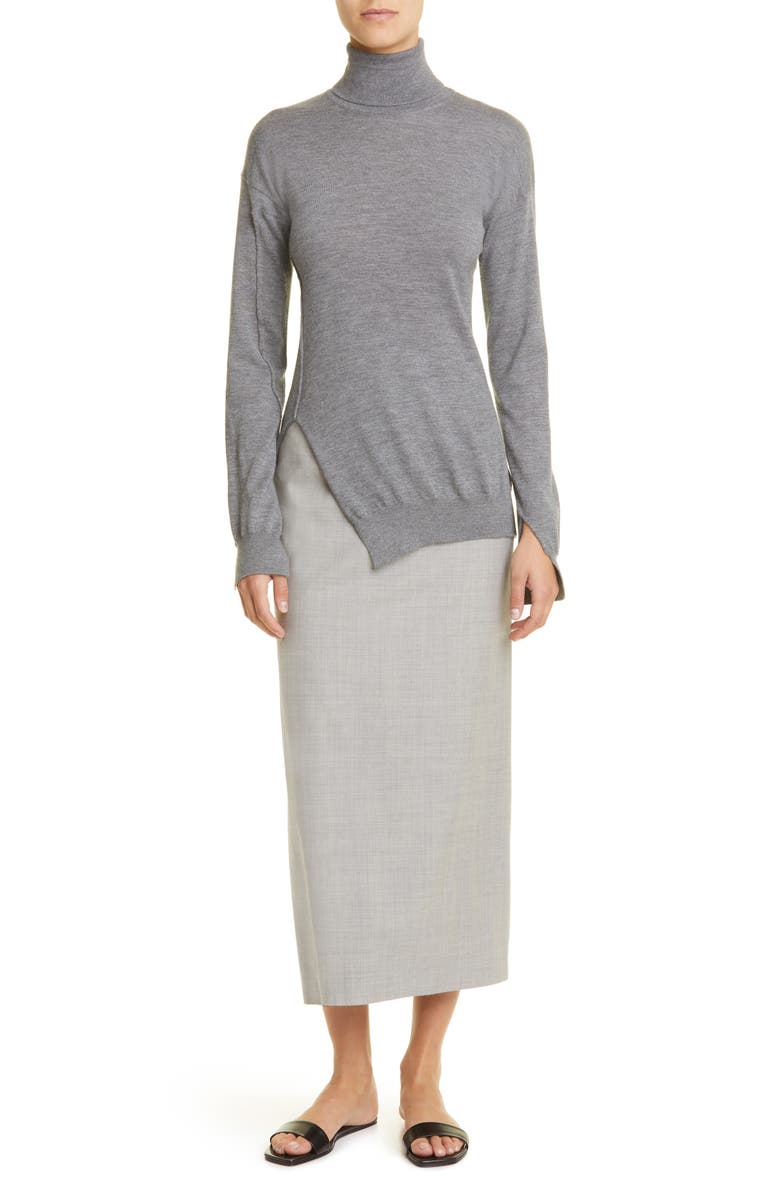The Row Berth Merino Wool Maxi Skirt, Alternate, color, 