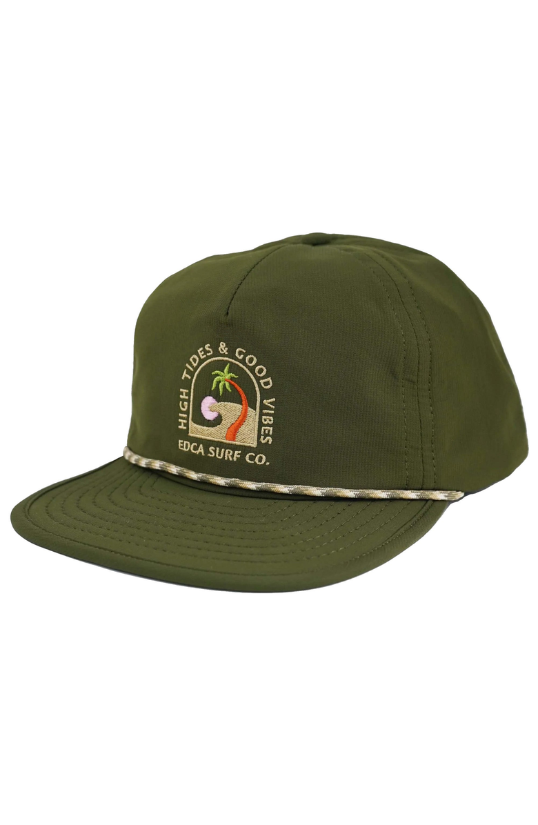 Everyday California Matador Crushable Snapback Hat, Main, color, Military Green
