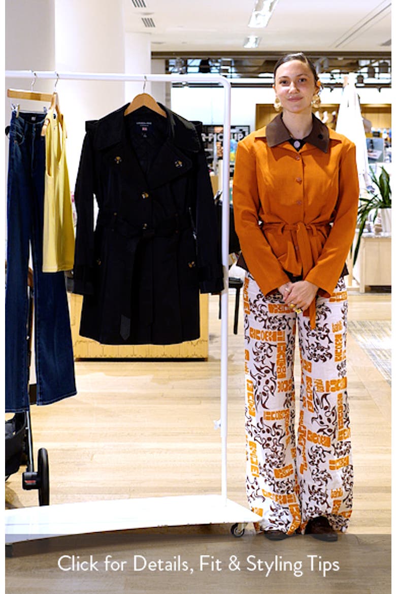 Double Breasted Hooded Trench Coat video