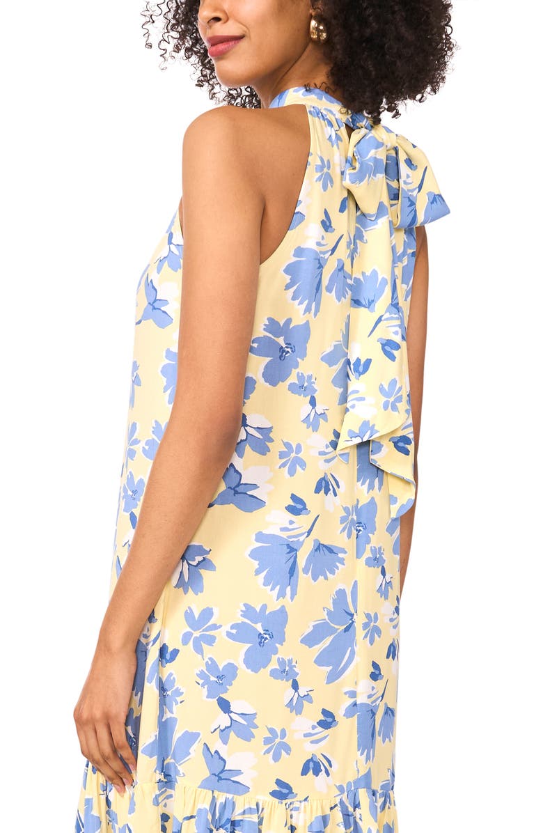 Vince Camuto Floral Trapeze Dress, Alternate, color, 