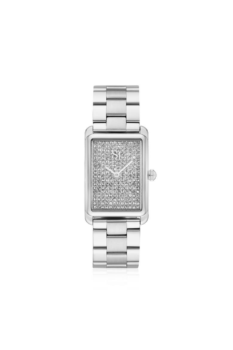 Watch Santina with white zirconia, Main, color, Stainless Steel Silver