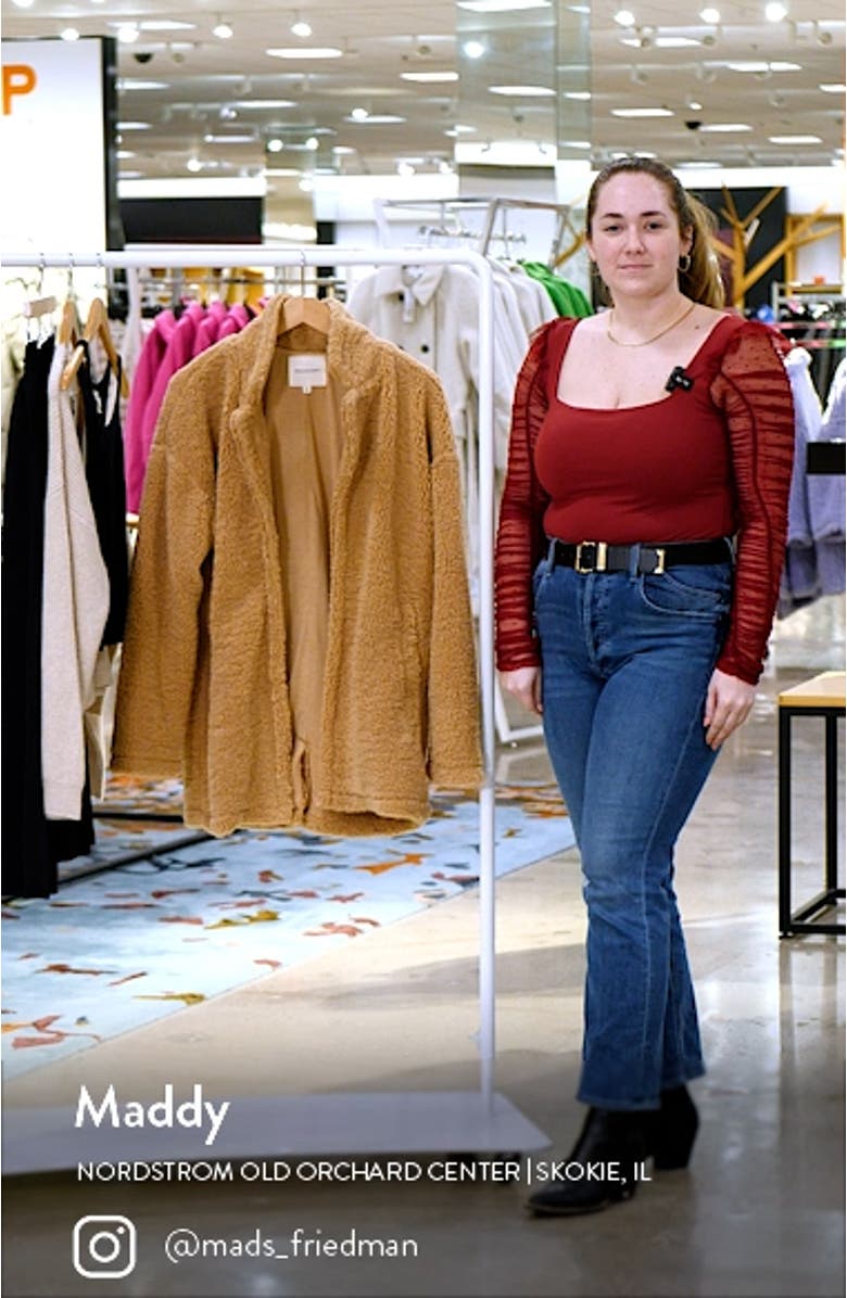 Dreamy High Pile Fleece Coat, sales video thumbnail