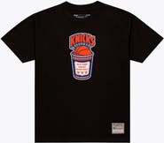 Mitchell & Ness Men's Mitchell & Ness Black New York Knicks Coffee Cup T-Shirt