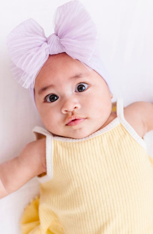 Baby Bling Tulle Fab Headband In Purple