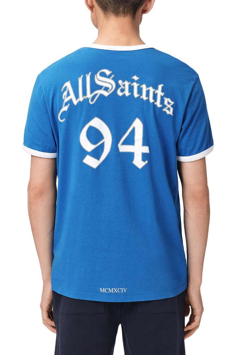 Azzurri Cotton T-Shirt, Alternate, color, AFINA BLUE