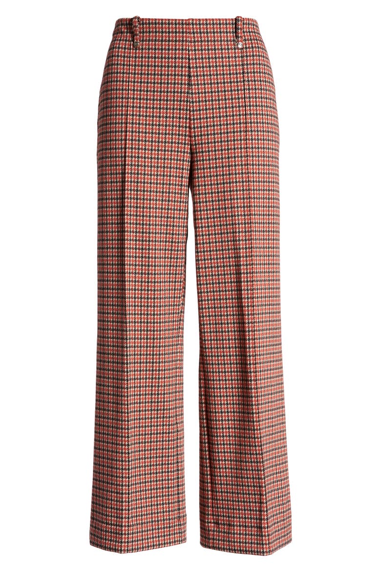 Lyssé Estella Crop Wide Leg Pants, Alternate, color, DANISH CHECK