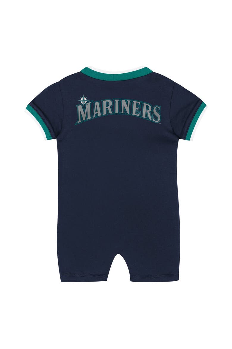 Infant Outerstuff Navy Seattle Mariners Pinch Coverall, Alternate, color, Navy