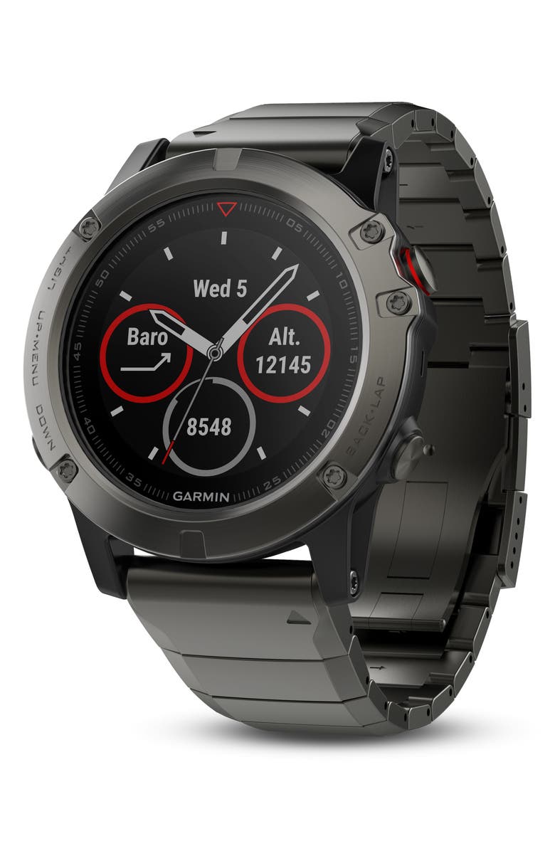 Garmin fenix<sup>®</sup> 5X Sapphire Premium Multisport GPS Watch, 51mm, Alternate, color, 
