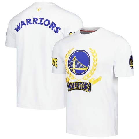 Unisex FISLL White Golden State Warriors Heritage Crest T-Shirt