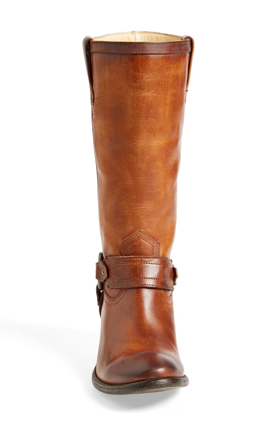 Frye 'Carson Harness' Western Mid Calf Riding Boot, Alternate, color, 