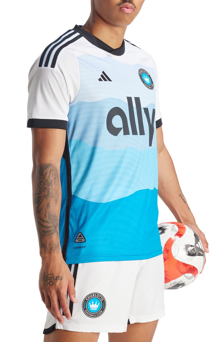 adidas Charlotte FC Home AEROREADY Jersey Top, Alternate, color, Sharp Blue/ White