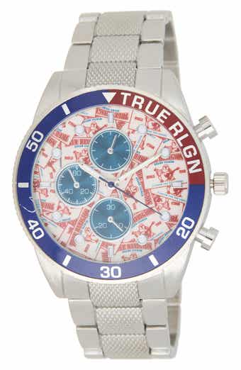 Buddha Chronograph Bracelet Watch, 44mm