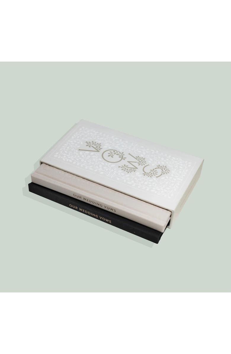 Paige Tate & Co. Our Wedding Vows, 2 Linen Cover Journals, Alternate, color, Multicolored