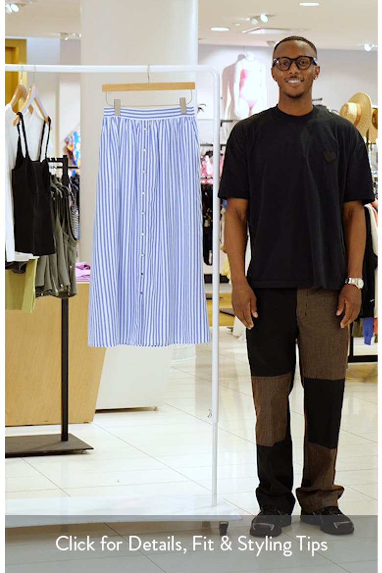 Stripe Midi Skirt video