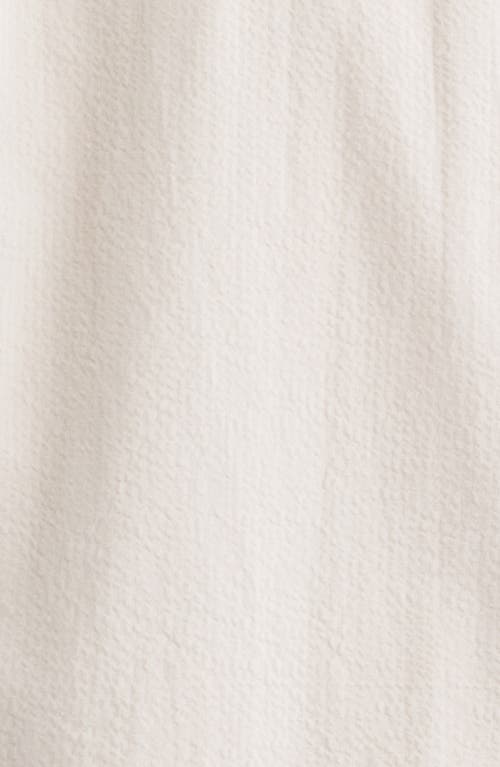 Frame Cotton Seersucker Shirt Jacket In Neutral