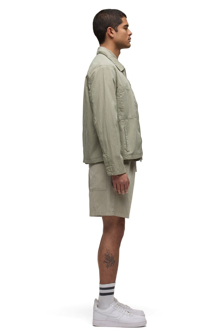 Cotton Blend Work Jacket, Alternate, color, CACTUS