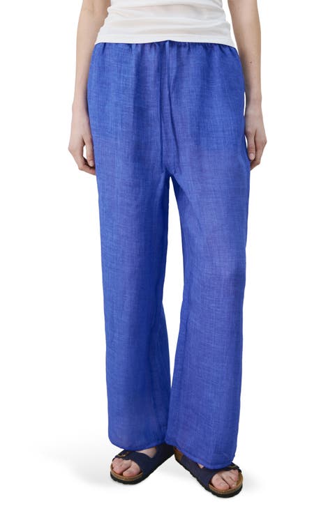 Ramie Drawstring Pants