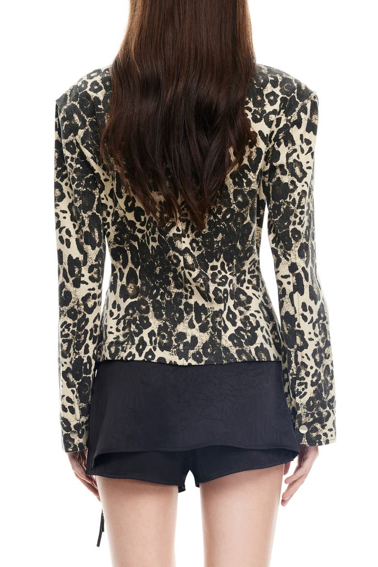 Soho Leopard Print Jacket, Alternate, color, LEOPARD