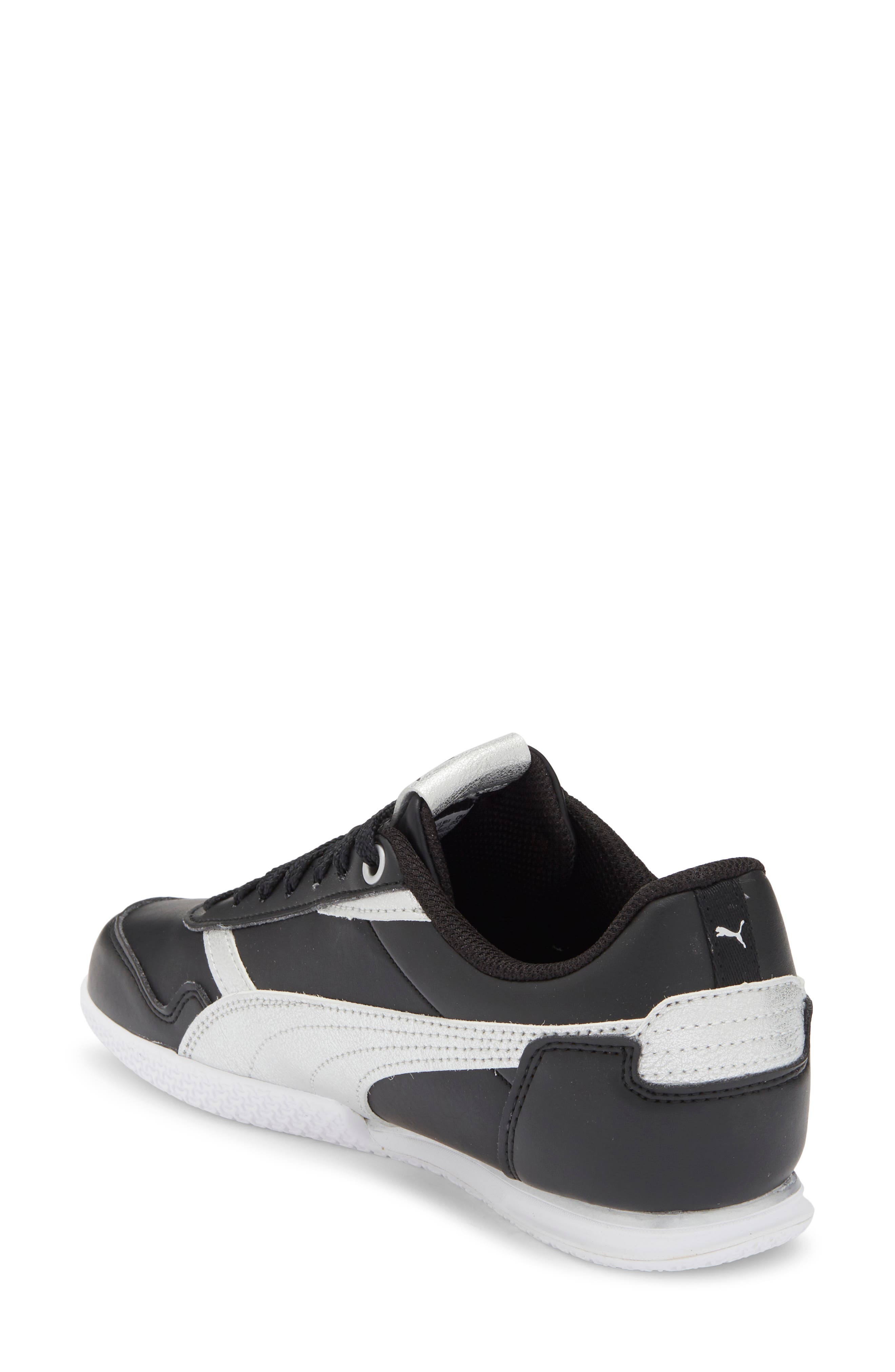 PUMA Bella Donna Metallic Whisper Sneaker, Alternate, color, Puma Black/ Puma Silver