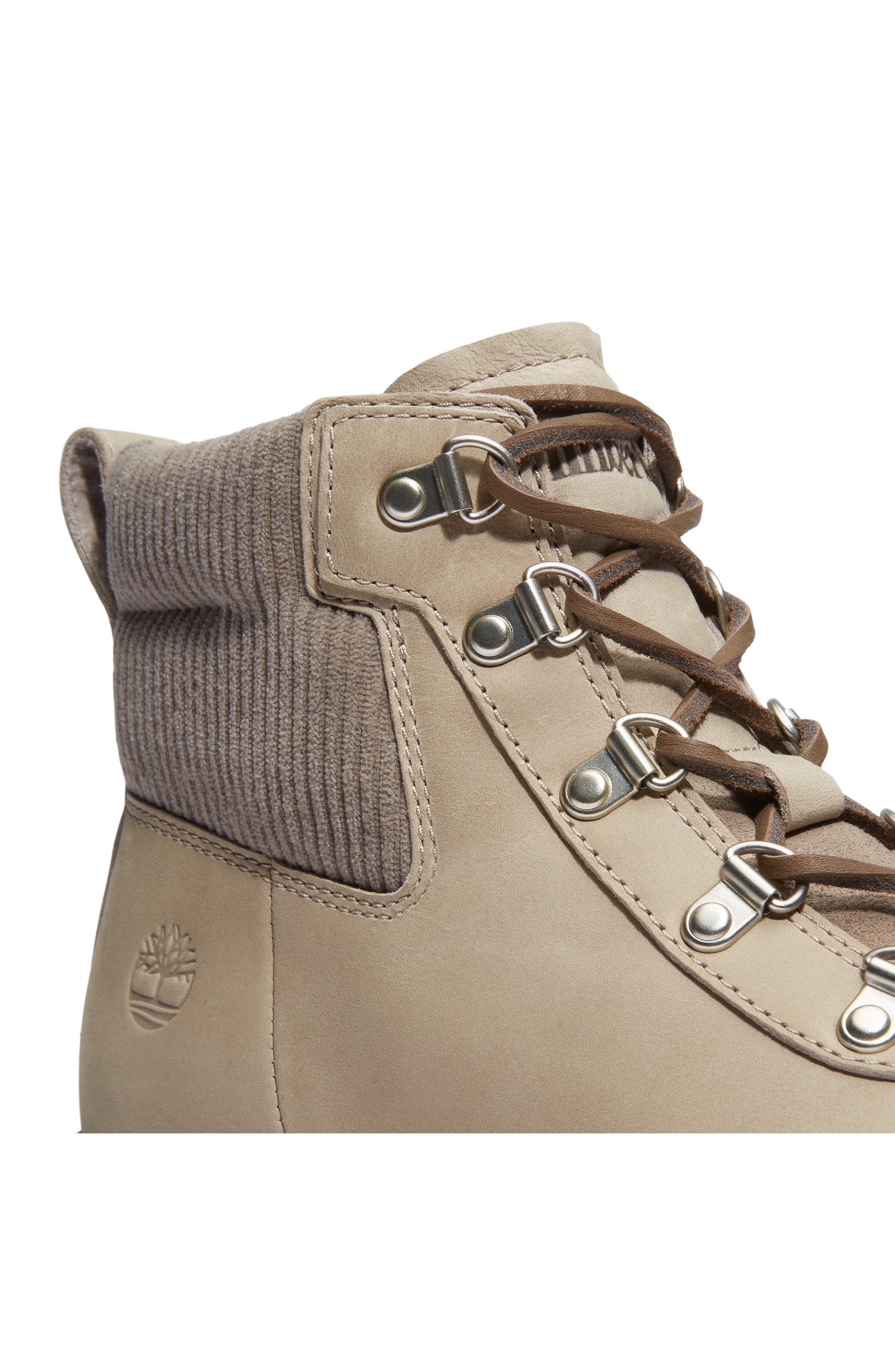 Timberland Stone Street Platform Hiking Boot, Alternate, color, Medium Grey Nubuck